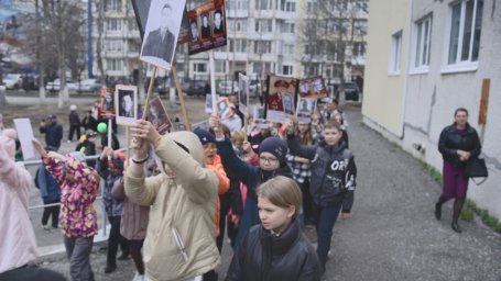 В 40-ой школе столицы Камчатки провели свой Бессмертный полк 7