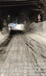 Магистрали, внутриквартальные проезды и придомовые территории чистили сегодня в Петропавловске-Камчатском 5