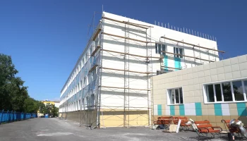 Капитальный ремонт школы № 3 в Вилючинске выполнен на 60 процентов