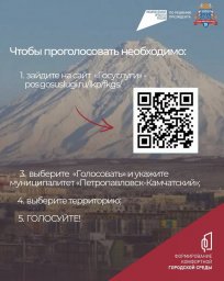 Всероссийское голосование по отбору общественной территории городского округа продолжается в столице Камчатки 2