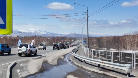 Более 120 автомобилей приняли участие в &laquo;Автопробеге Победы&raquo; на Камчатке 7