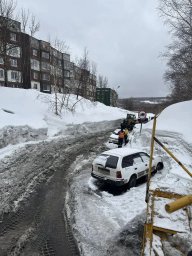 Плановые работы по ликвидации последствий снегопадов проводят в Петропавловске-Камчатском 3