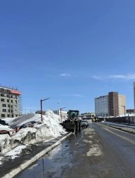 Сезонные работы по содержанию улично-дорожной сети проходят в столице Камчатки 10