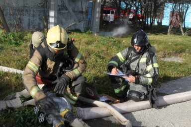 На Камчатке пожарные ликвидировали «вoзгорание» на ТЭЦ-2. Учения 5