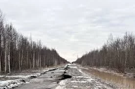 Из-за размыва дорожного полотна закрыт участок дороги до Усть-Камчатска