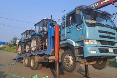 Два новых трактора и два пресс-подборщика приобретены  для фермерских хозяйств Мильковского района на Камчатке 1