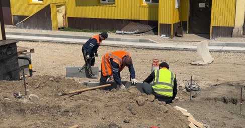 Работы по благоустройству Мишенного-3 идут опережающими темпами в Петропавловске-Камчатском 4