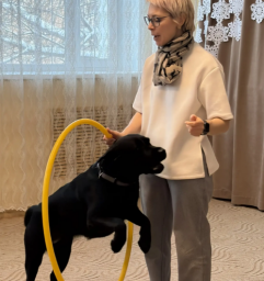 Регулярные занятия с собакой&ndash;терапевтом проводятся в доме ребенка на Камчатке 1