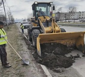 Уборка и ремонт дорог продолжаются в Петропавловске-Камчатском 5